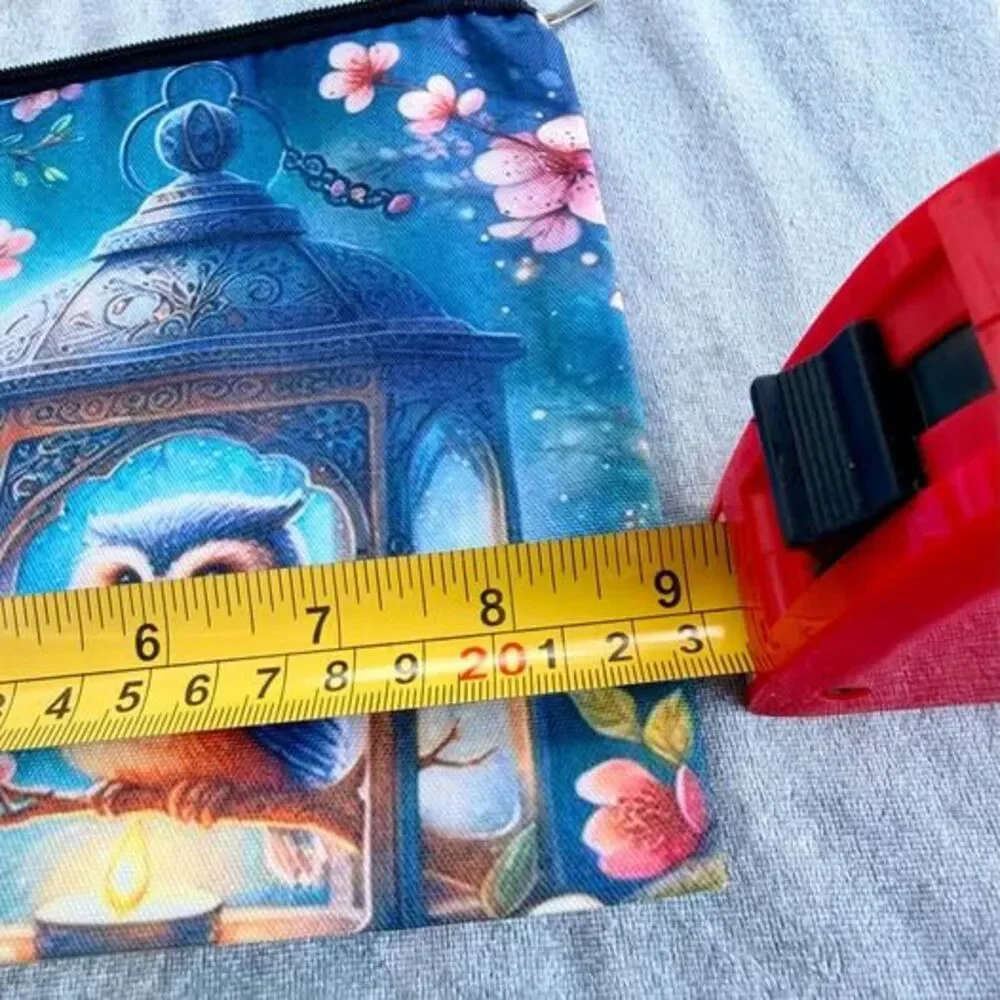 Owl Lantern Cosmetic Bag | Makeup Pouch | Cottagecore | Woodland | Floral